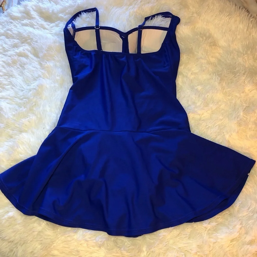 🥶🦋VENUS Sapphire Blue Swim Dress🦋🥶